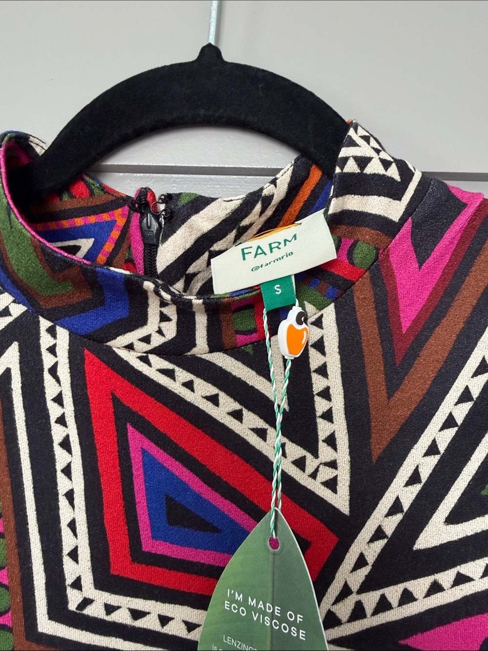 FARM Rio Multicolor Star-Print Long Sleeve Maxi Dress - Picture 2 of 3